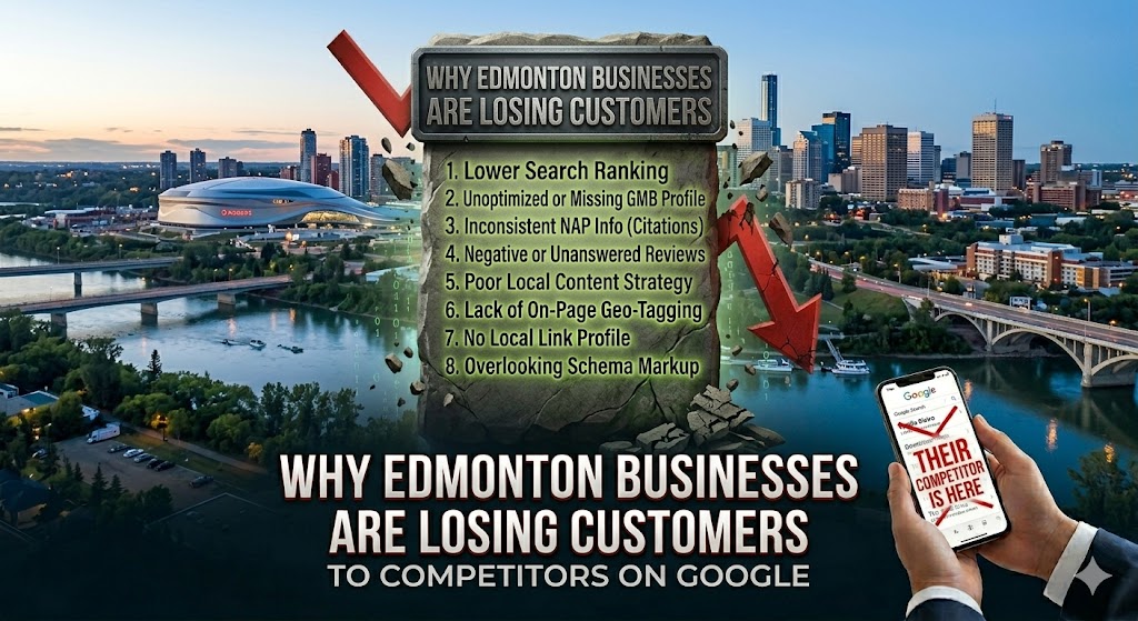 Why Edmonton Businesses Are Losing Customers to Competitors on Google (And How to Fix It)